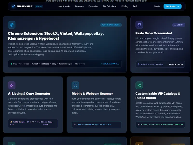 Herramienta de ShareVault